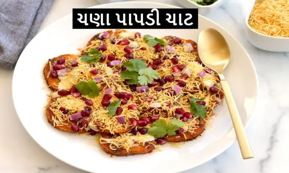 સાંજની ભૂખ માટે બજાર જેવી જ ટેસ્ટી ચણા પાપડી ચાટ ઘરે બનાવવાની રીત