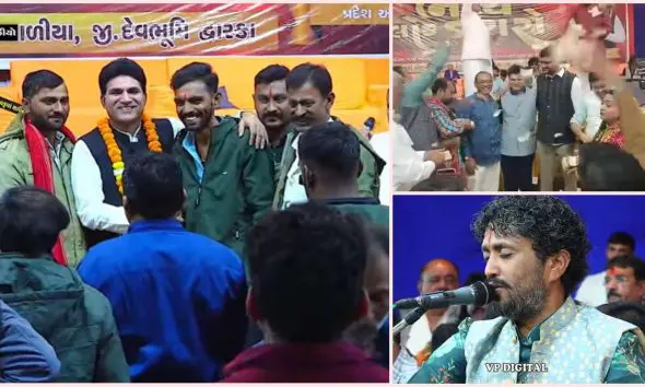 પિપલીયા ગામે ભવ્ય લોકડાયરો યોજાયો, રાજભા ગઢવીએ લોકસાહિત્યની રમઝટ બોલાવી