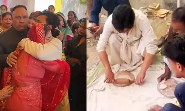 Video: ભત્રીજીની વિદાય સમયે ભાવુક થયો રાજપાલ યાદવ, લગ્નમાં રોટલીઓ પણ વણી હતી