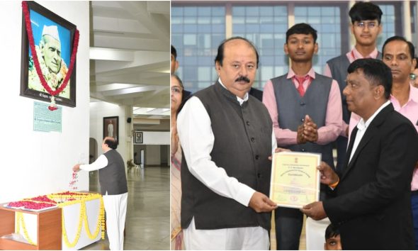 Gandhinagar:મહાગુજરાત આંદોલનના પ્રણેતા 'ઇન્દુચાચા'ની 134મી જન્મજયંતિ, વિધાનસભા ખાતે યોજાયો પુષ્પાંજલિ કાર્યક્રમ