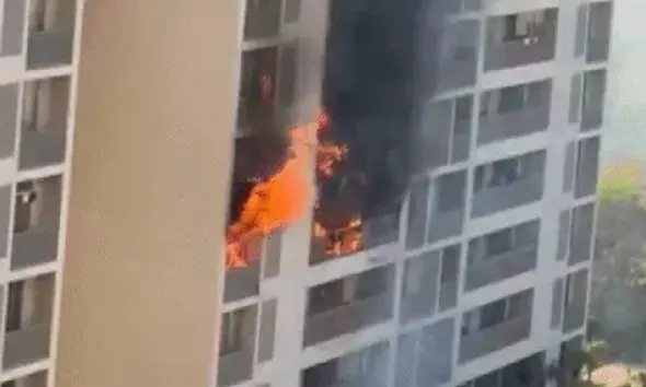 ahmedabad-fire-at-skycity-riviera-elite-shela-12-fire-engines-deployed-smoke-reaches-15-floors