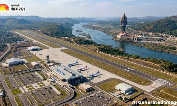 Narmada: રાજપીપળામાં બનશે 'ગ્રીનફિલ્ડ એરપોર્ટ', સ્ટેચ્યુ ઓફ યુનિટીની મુલાકાત હવે બનશે વધુ સરળ