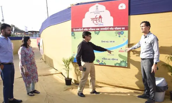 Uttarvahini Narmada Parikrama: વાવાઝોડા બાદ પવિત્ર યાત્રાધામ વિકાસ બોર્ડના સચિવે જાતે 'નર્મદા પરિક્રમા રૂટ' પર સુવિધાનું નિરિક્ષણ કર્યું