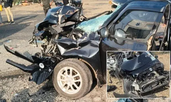 રાજકોટ અમદાવાદ હાઇવે પર ટ્રિપલ અકસ્માતઃ ચોટીલા નજીક ટ્રક સાથે કાર અથડાતા બેના મોત, ત્રણ ગંભીર રીતે ઇજાગ્રસ્ત