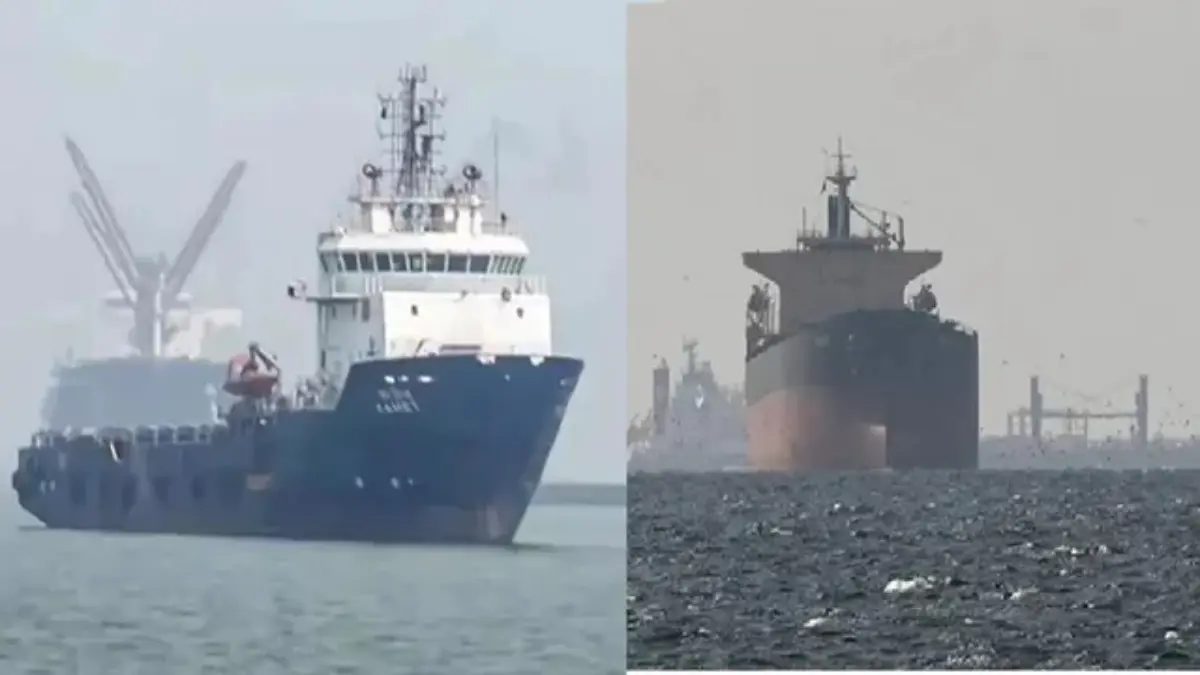 યુદ્ધ વચ્ચે ભારત માટે રાહતના સમાચાર: સ્ટ્રેટ ઓફ હોર્મુઝ પાર કરી રહ્યા છે ઓઈલના 2 જહાજ, ભારતીય નૌસેના એલર્ટ પર