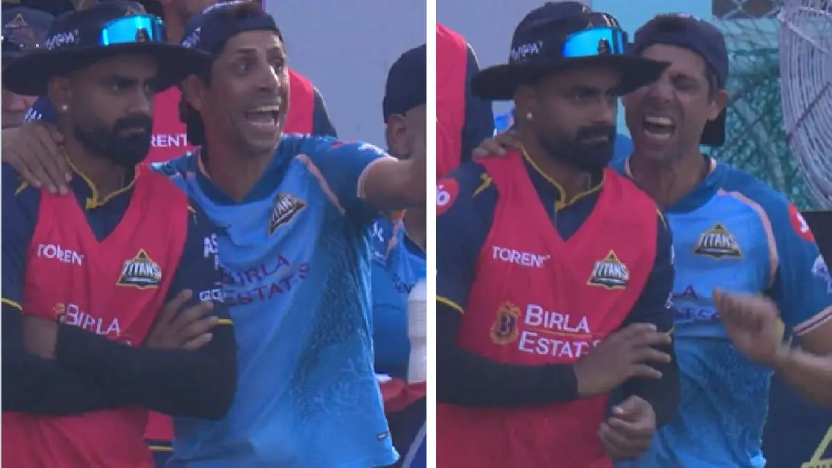 VIDEO: આશિષ નેહરાનો પિત્તો ગયો! લાઈવ મેચમાં ખેલાડીને ધક્કો મારી મેદાન પર મોકલ્યો, માસ્ટરપ્લાનથી મળી વિકેટ