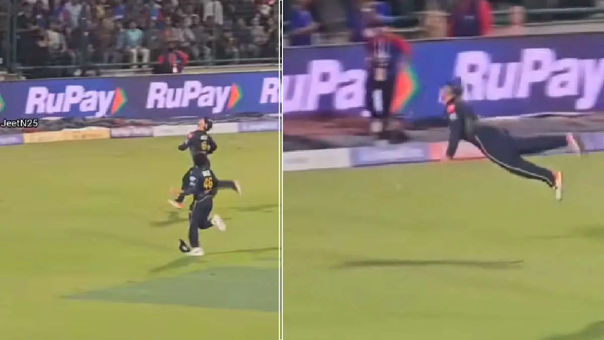 VIDEO: ગુજરાતનો ખેલાડી ગ્લેન ફિલિપ્સ માણસ છે કે પક્ષી? દિલ્હી સામેનો તેનો આ વીડિયો જોઈ સૌકોઈ અવાક