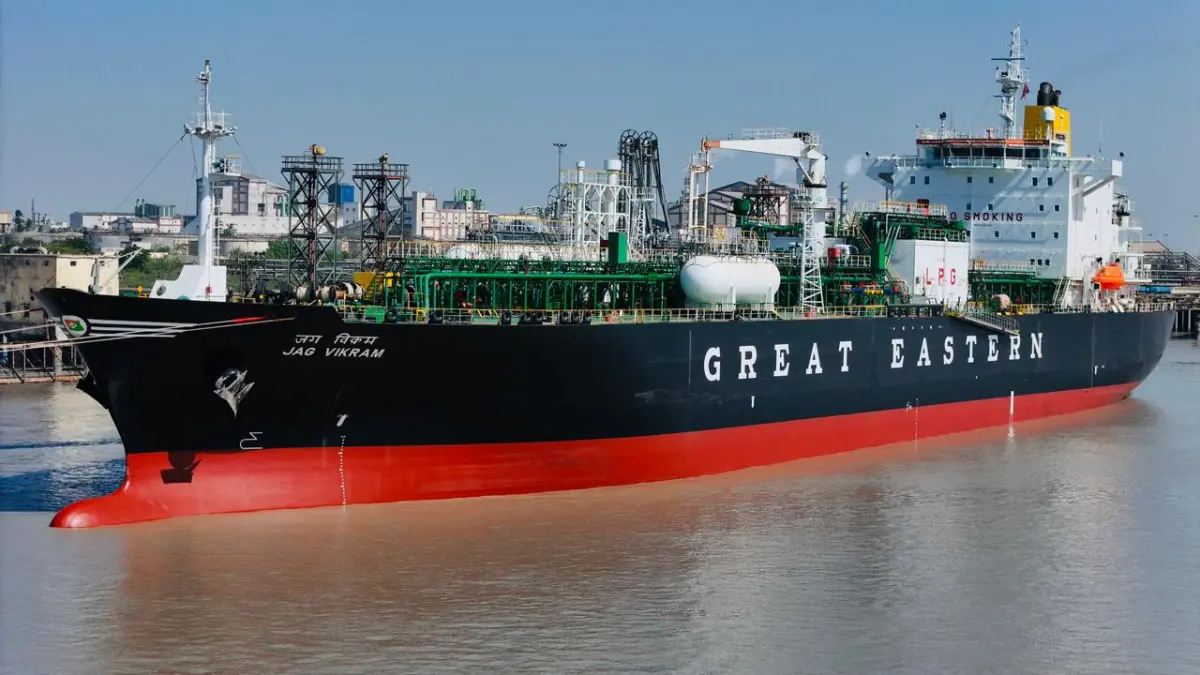 Jag Vikram ship: કંડલા પોર્ટ પહોંચ્યું 'જગ વિક્રમ' જહાજ; 20,400 મેટ્રિક ટન LPG સપ્લાય મળશે