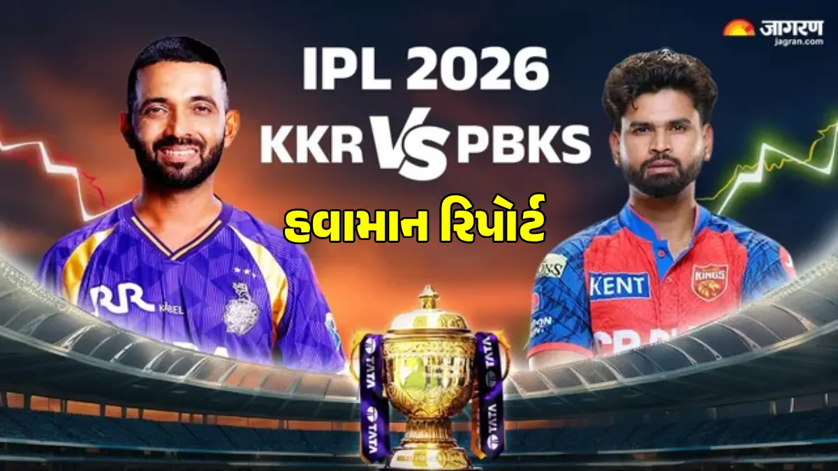 KKR vs PBKS Weather Report: ઇડન ગાર્ડન્સમાં મેચ પર વરસાદનું મોટું સંકટ, પ્રેક્ટિસ સેશન્સ થયા રદ; શું ધોવાઈ જશે આ મુકાબલો?