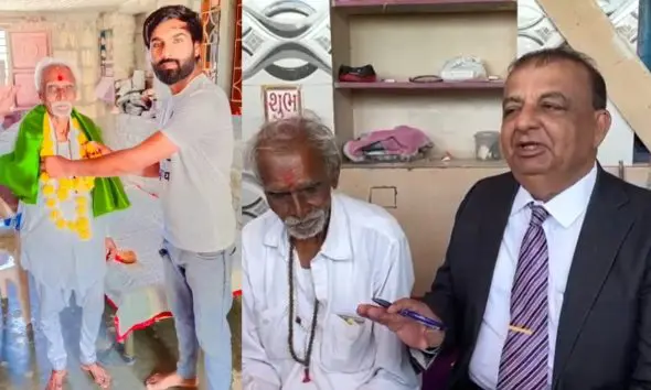 Amreli: વડિયાના ઢોલરવા ગામે જીવતા સમાધિ લેવાના ‘તૂત’નો પર્દાફાશ, વિજ્ઞાન જાથાએ ઢોંગ ખુલ્લો પાડતા વયોવૃદ્ધે માફી માંગી