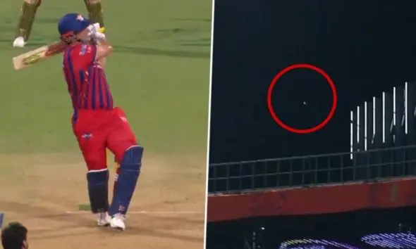 RCB vs LSG: માર્શે ફટકાર્યો એટલો લાંબો છગ્ગો કે બોલ સીધો સ્ટેડિયમની બહાર પડ્યો, જુઓ VIDEO