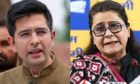 AAP And BJP: AAPનો ભાજપ પર આરોપ; અશોક મિત્તલના ઘરે EDના દરોડા અને રાઘવ ચઢ્ઢાની Z+ સિક્યોરિટી ગુપ્ત બેઠકનો જ પ્લાન