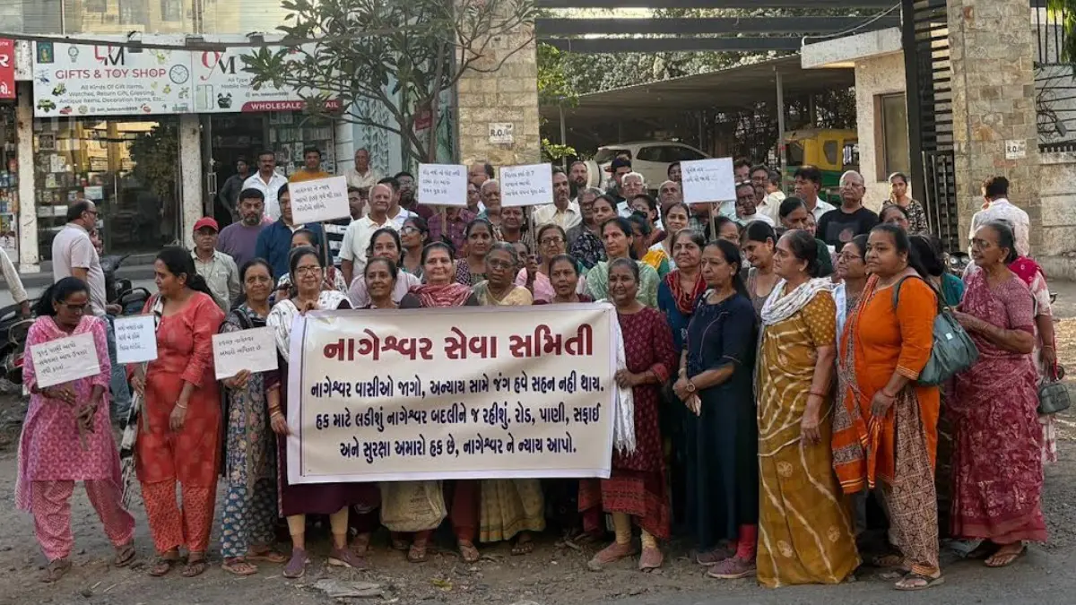Rajkot: "વિકાસ કામો નહીં, તો મત નહીં" રાજકોટના નાગેશ્વરવાસીઓનો આક્રોશ, ચૂંટણીમાં 'NOTA' દબાવવાની ચીમકી