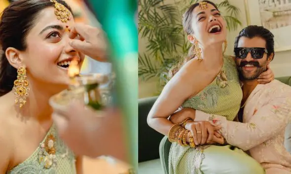 Entertainment News: રશ્મિકા મંદાનાએ લગ્નના એક મહિનામાં જ 'ગુડ ન્યૂઝ' આપ્યા, ફેન્સ બોલ્યા-'આટલા જલ્દી, જુનિયર વિરોશ આવશે?'