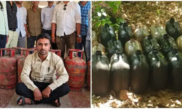 Gir Somnath: દેશી દારૂની ભઠ્ઠી પર કોડીનાર પોલીસની રેડ: રુ. 56,840નો મુદ્દામાલ સાથે 1 આરોપીની ધરપકડ