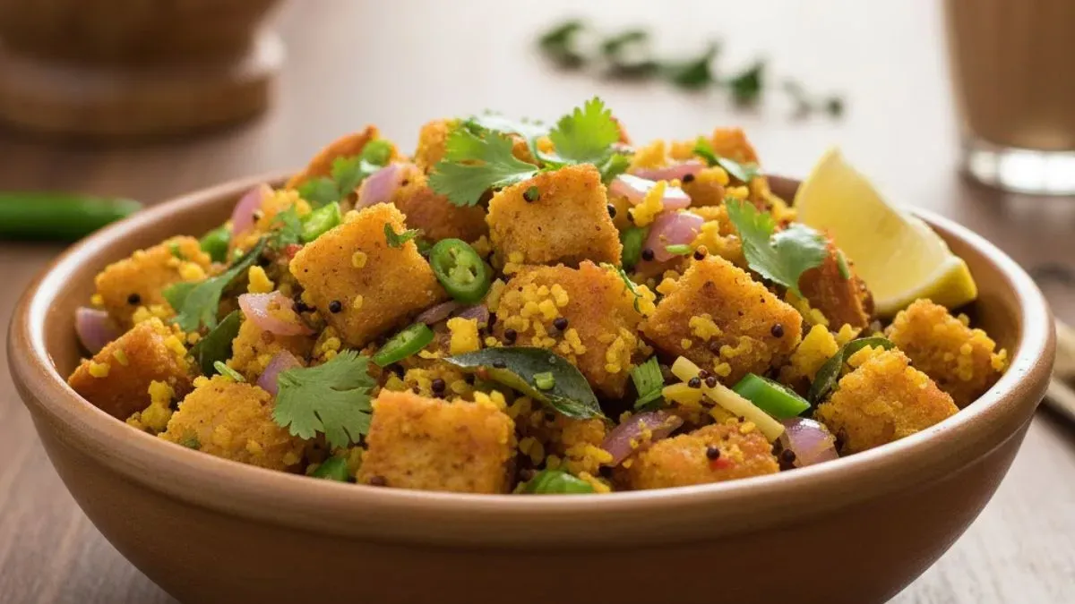 Bread Upma Recipe: માત્ર 10 મિનિટમાં સ્વાદિષ્ટ બ્રેડ ઉપમા બનાવવાની સરળ રેસીપી