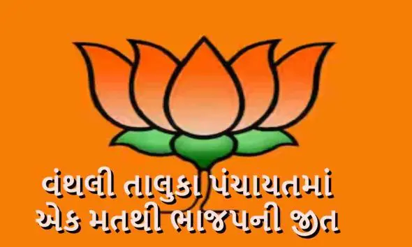 વંથલી તાલુકા પંચાયતમાં હાઈવોલ્ટેજ ડ્રામા: માત્ર 'એક મતે' ભાજપનો વિજય