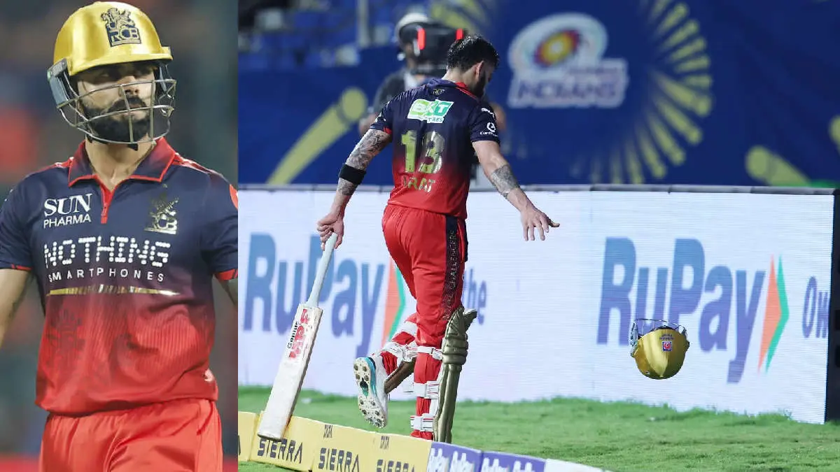 VIDEO: ફિફ્ટી બાદ કેમ ગુસ્સે થયો વિરાટ કોહલી? મેદાન પર જ ગ્લવ્સ અને હેલ્મેટ ફેંક્યા, વીડિયો વાયરલ