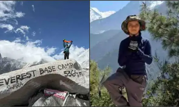 palanpur-news-niksha-barot-8-year-old-everest-base-camp