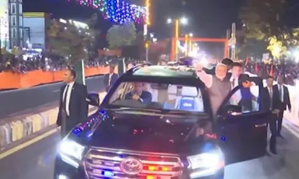 pm-modi-in-gujarat-pm-modis-grand-road-show-in-jamnagar-said-the-country-got-hope-from-the-results-of-bengal-the-peoples-unwavering-trust-in-gujarat