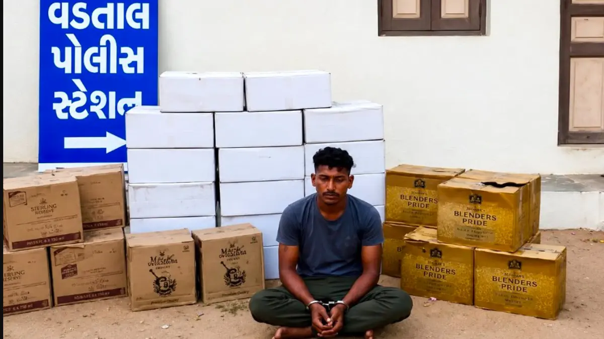smc-conducts-major-raid-in-kheda-foreign-liquor-worth-lakhs-seized-from-smugglers