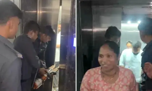 surat-news-6-people-including-child-trapped-in-lift-for-45-minutes-in-vesu