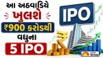 Upcoming IPOs: આ અઠવાડિયે કમાણીની મોટી તક, ખૂલશે 900 કરોડથી વધુના 5 દમદાર IPO