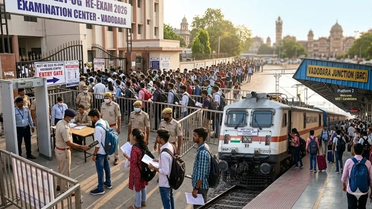 neet-ug-re-exam-2026-vadodara-centers-rules-special-trains