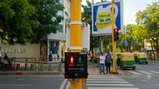 Ahmedabad Pelican Signal: CG રોડ પર લાખોના ખર્ચે બનેલા પેલિકન સિગ્નલની તોડફોડ, અસામાજિક તત્વો સામે FIR થશે