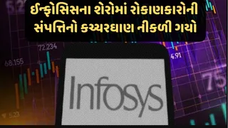 Infosys Share Price Crash: Infosysનો શેર રૂપિયા 1000 લેવલ ગુમાવી 5 વર્ષના તળિયે પહોંચ્યો, રોકાણકારોના રૂપિયા 2.5 લાખ કરોડનો સફાયો થઈ ગયો 
