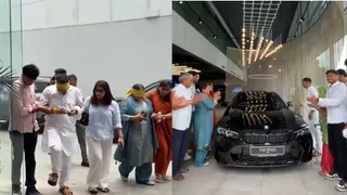 BMW Gifted Video:રાજસ્થાનના ભૂતપૂર્વ મંત્રીને બાળકોએ આપી 8 ગિયરવાળી BMW કાર ભેટ, માત્ર 4.4 સેકન્ડમાં જ 100 કિમી સ્પીડ પકડી લે છે