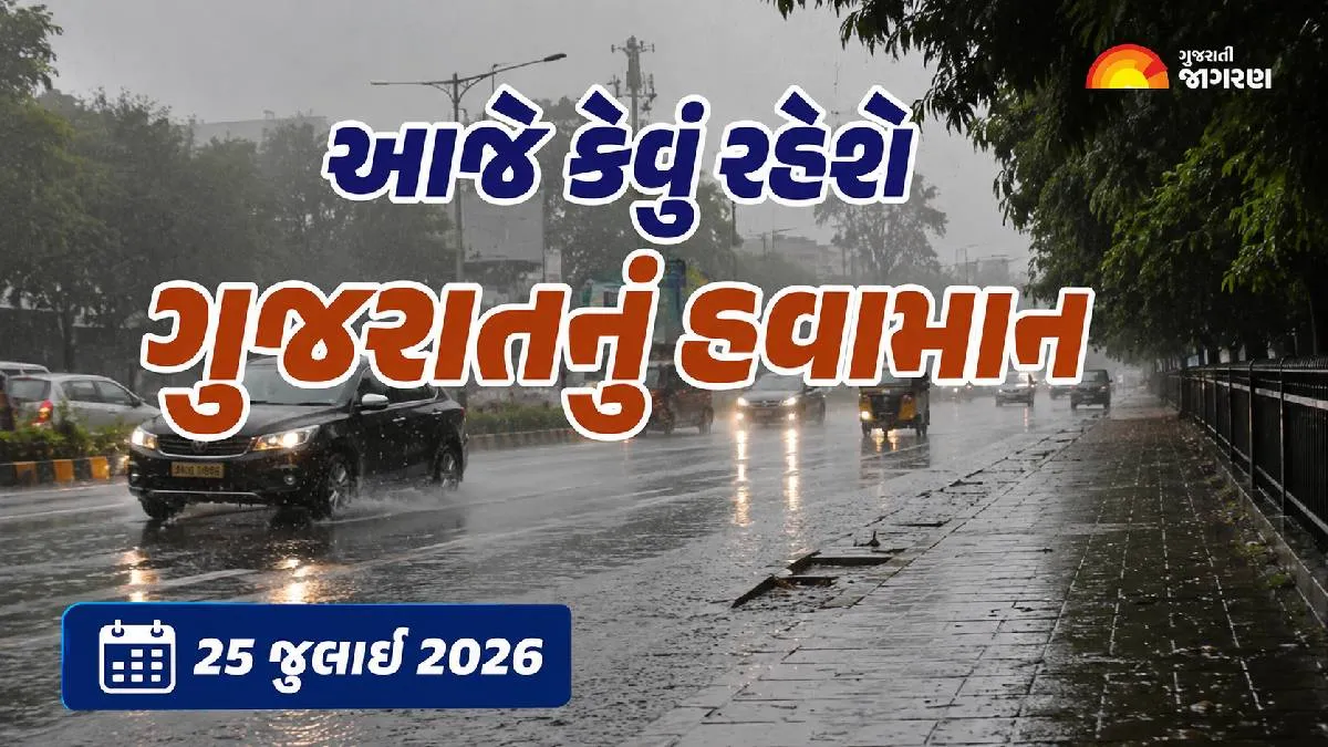 ગુજરાતમાં આજે અતિભારે વરસાદની આગાહી