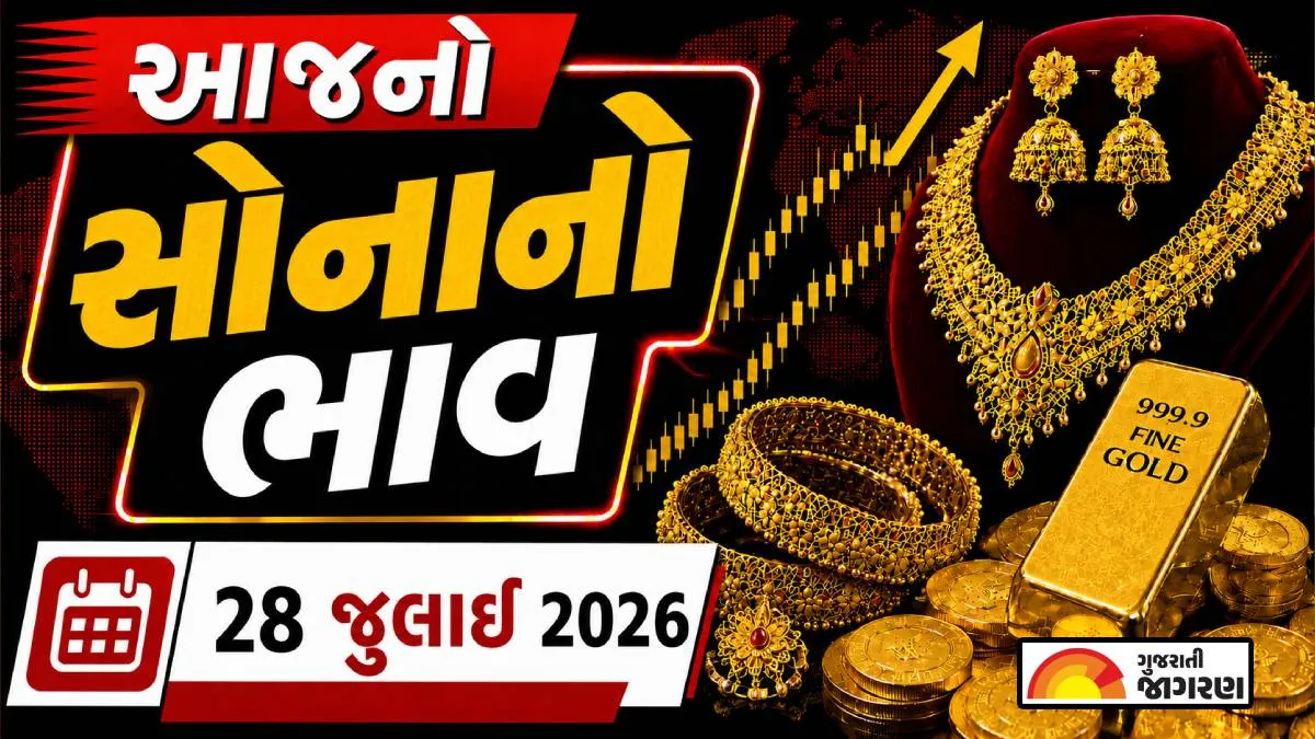 સોનાના ભાવમાં સ્થિરતા, 24K ₹1,45,870 પ્રતિ 10 ગ્રામ
