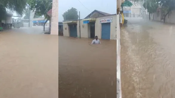 halvad-rain-update-5-inches-of-torrential-rain-causes-flooding-ranmalpur-village-cut-off