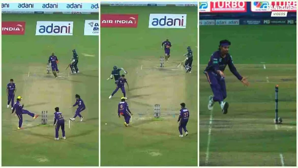 delhi-premier-league-new-delhi-tigers-vs-outer-delhi-warriors-himmat-singh-kicks-ball-bizarre-run-out-viral-video