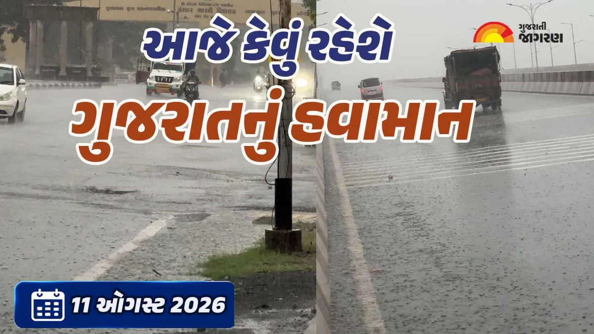 ગુજરાતમાં 5 જિલ્લામાં ભારે વરસાદની આગાહી