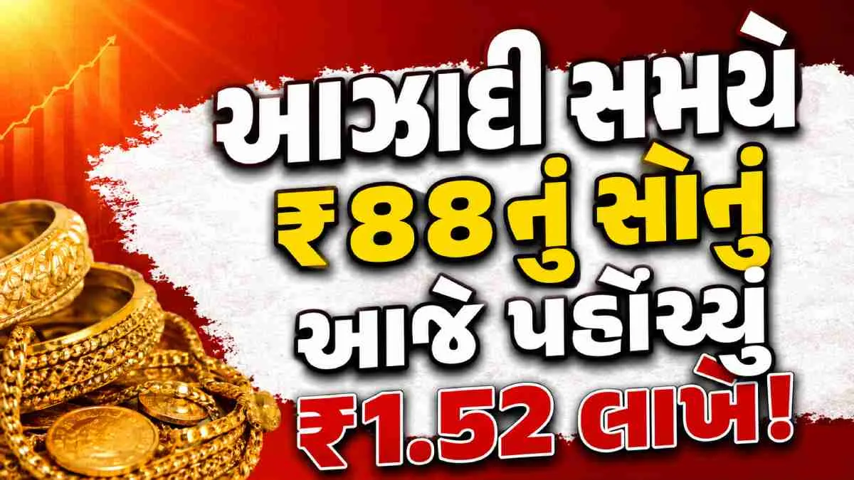 79 વર્ષમાં સોનાના ભાવમાં 1718 ગણો વધારો