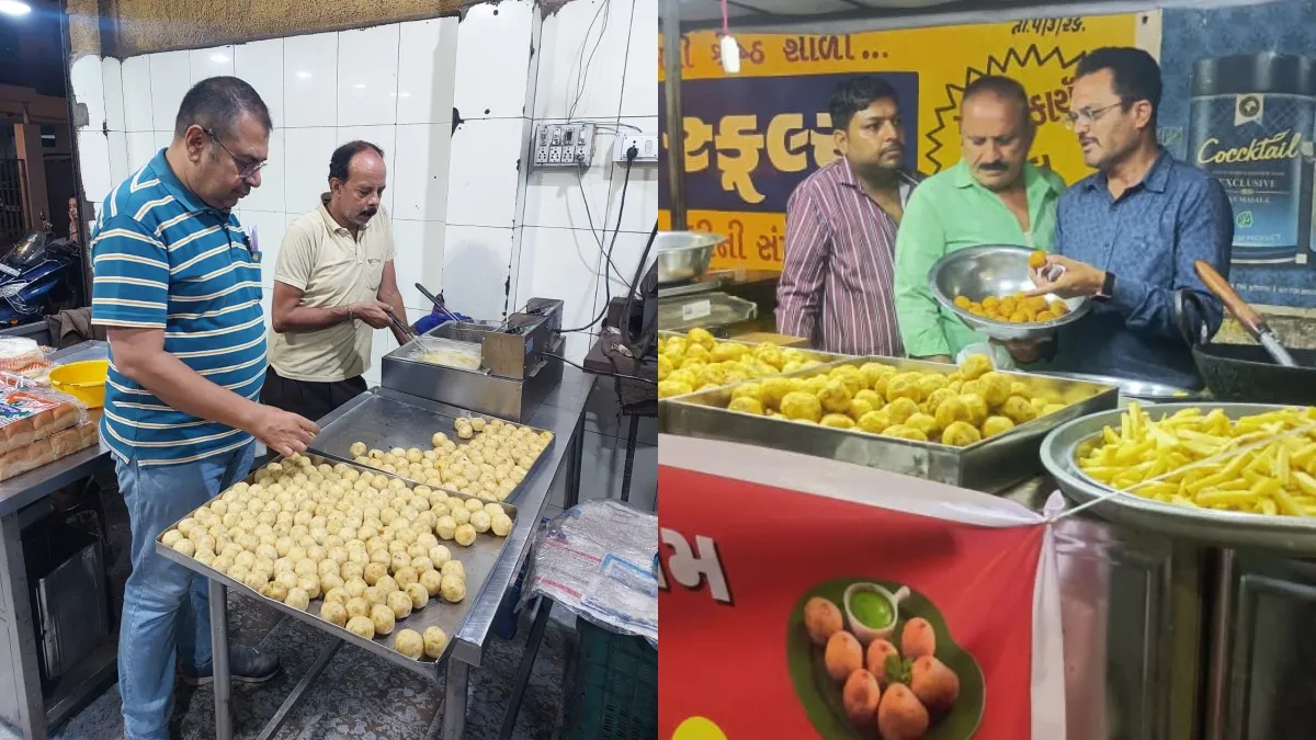 Rajkot: ‘ફરાળી’માં ભેળસેળ કરી શ્રદ્ધાને અભડાવનારા ધંધાર્થીઓ ઉપર મનપાની ધોંસ, 98 કિલો અખાદ્ય વાસી જથ્થાનો નાશ કરાયો