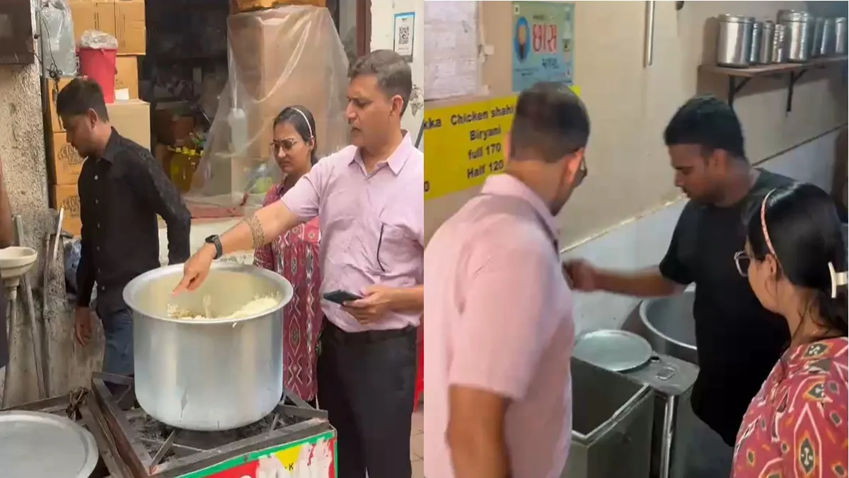 VMC Food Safety Raid:વડોદરામાં પાલિકાની કડક કાર્યવાહી: ફતેહગંજની 'બોમ્બે રસોઈ'માંથી 160 કિલો કેમિકલયુક્ત બિરયાની ઝડપાઈ, દુકાન સીલ