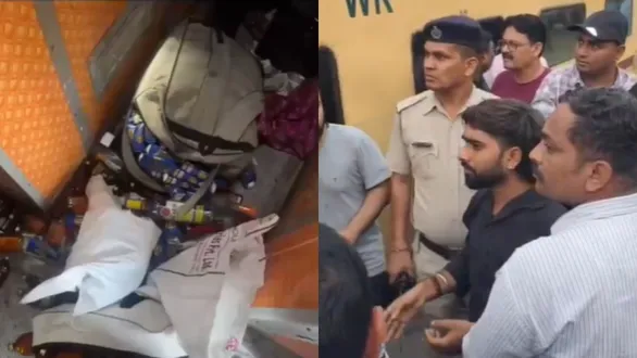 surat-news-passengers-catch-illegal-alcohol-consignment-on-running-train