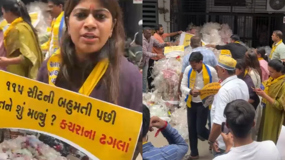 સુરતમાં AAP નેતાઓએ મેયરના ઘર બહાર હોટ ફિક્ચનો કચરો ઠાલવ્યા બાદ તંત્ર દોડતું થયું, રહેણાંક વિસ્તારના 1500થી વધુ એકમોને નોટિસ ફટકારી