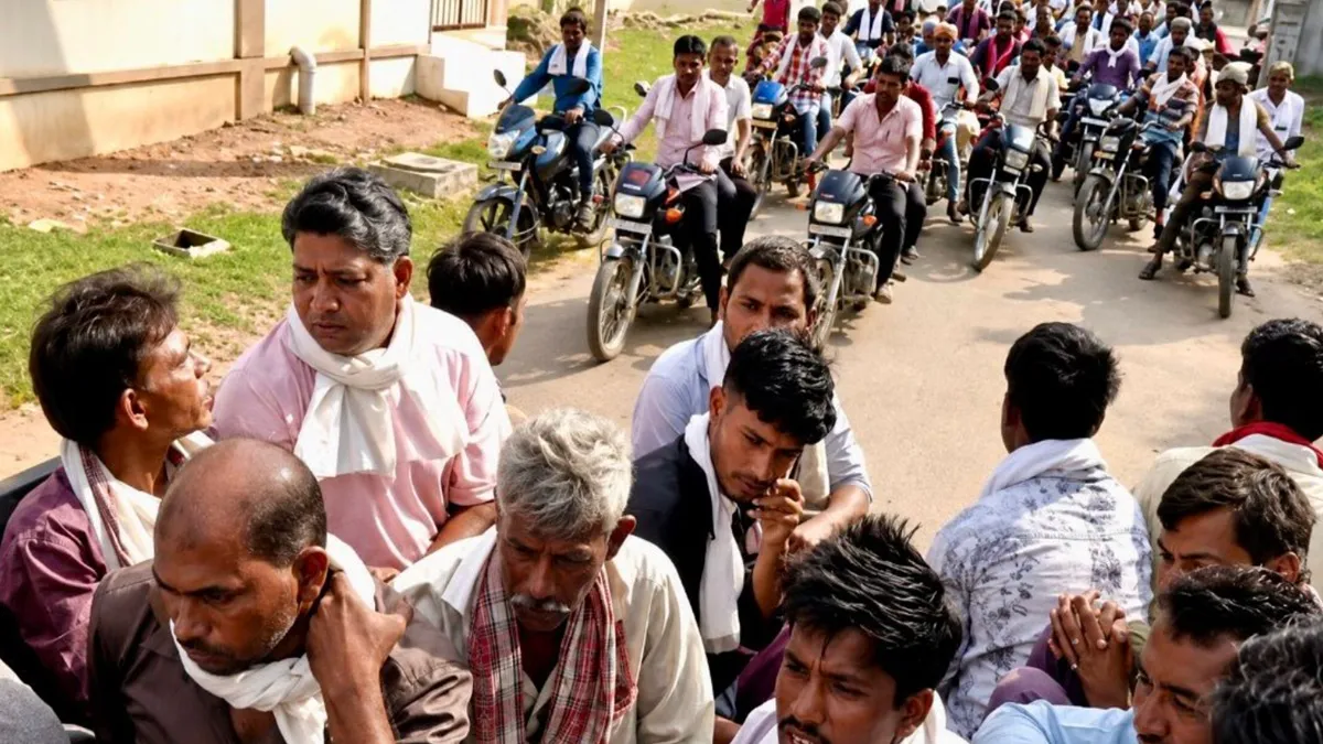 Vadodara News: ખંભાતના શકરપુર ગામે હૃદયદ્રાવક કરુણાંતિકા: તલાવડીમાં ડૂબી જવાથી મોતને ભેટેલી ત્રણ માસૂમ સગી બહેનોની નીકળેલી અંતિમયાત્રાથી આખું ગામ હિબકે ચડ્યું