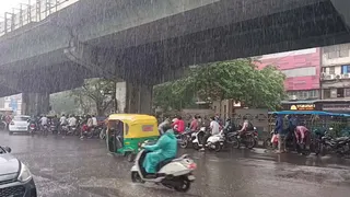 નવસારી જિલ્લામાં મેઘરાજાની હેલી સતત બીજા દિવસે પણ ચાલુ, સૌથી વધુ  ગણદેવીમાં 3 ઇંચ જેટલો વરસાદ