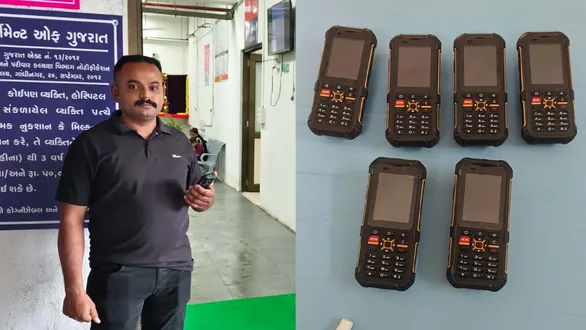 surat-civil-hospital-security-strengthened-with-15-new-walkietalkies