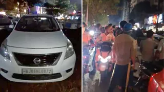 વડોદરાના તાંદલજામાં નશામાં ધૂત કારચાલકનો આતંક: USAથી આવેલા દંપતી સહિત 3ને ઉડાવ્યા, લોકોએ આપ્યો મેથીપાક, આરોપીની ધરપકડ