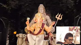 Vadodara Ganeshotsav 2026: વડોદરાની રાજસ્તંભ સોસાયટીમાં કૈલાસ મંદિરની પ્રતિકૃતિ સમો ભવ્ય ગણેશ પંડાલ; મલ્હાર ઠાકરે દર્શન કર્યા