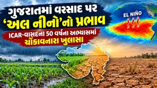 ગુજરાતમાં વરસાદ પર 'અલ નીનો'નો પ્રભાવ, ICAR-વાસરના 50 વર્ષના અભ્યાસમાં ચોંકાવનારા ખુલાસા
