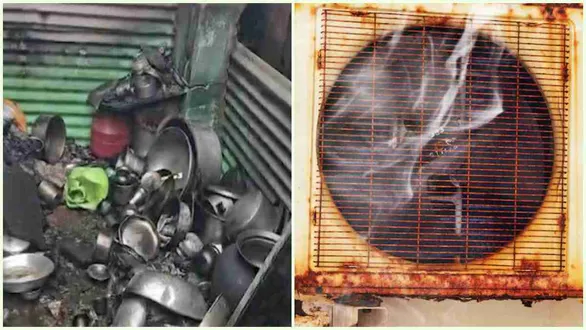 karnataka-belagavi-fridge-blast-house-fire-four-family-members-dead