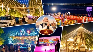 વડાપ્રધાન મોદીના જન્મદિનની પૂર્વસંધ્યાએ વડનગરમાં દિવાળી જેવો માહોલ, શર્મિષ્ઠા તળાવ અને હાટકેશ્વર મંદિર રોશનીથી ઝળહળ્યા