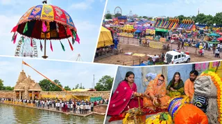 તરણેતરના મેળામાં ભક્તિ અને શ્રદ્ધાનો અલૌકિક માહોલ, ત્રિનેત્રેશ્વર મહાદેવને ચડાવાઈ બાવન ગજની ભવ્ય ધ્વજા